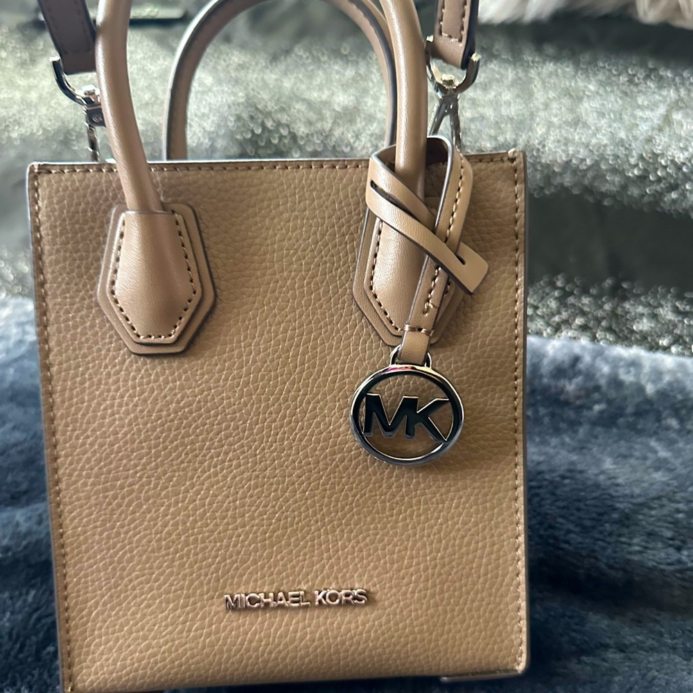 Brand new beige MK crossbody